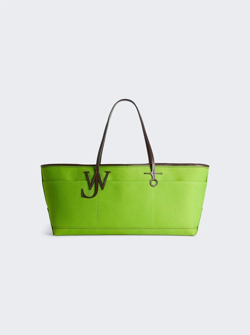 Stretch Anchor Tote Green And Brown - 1