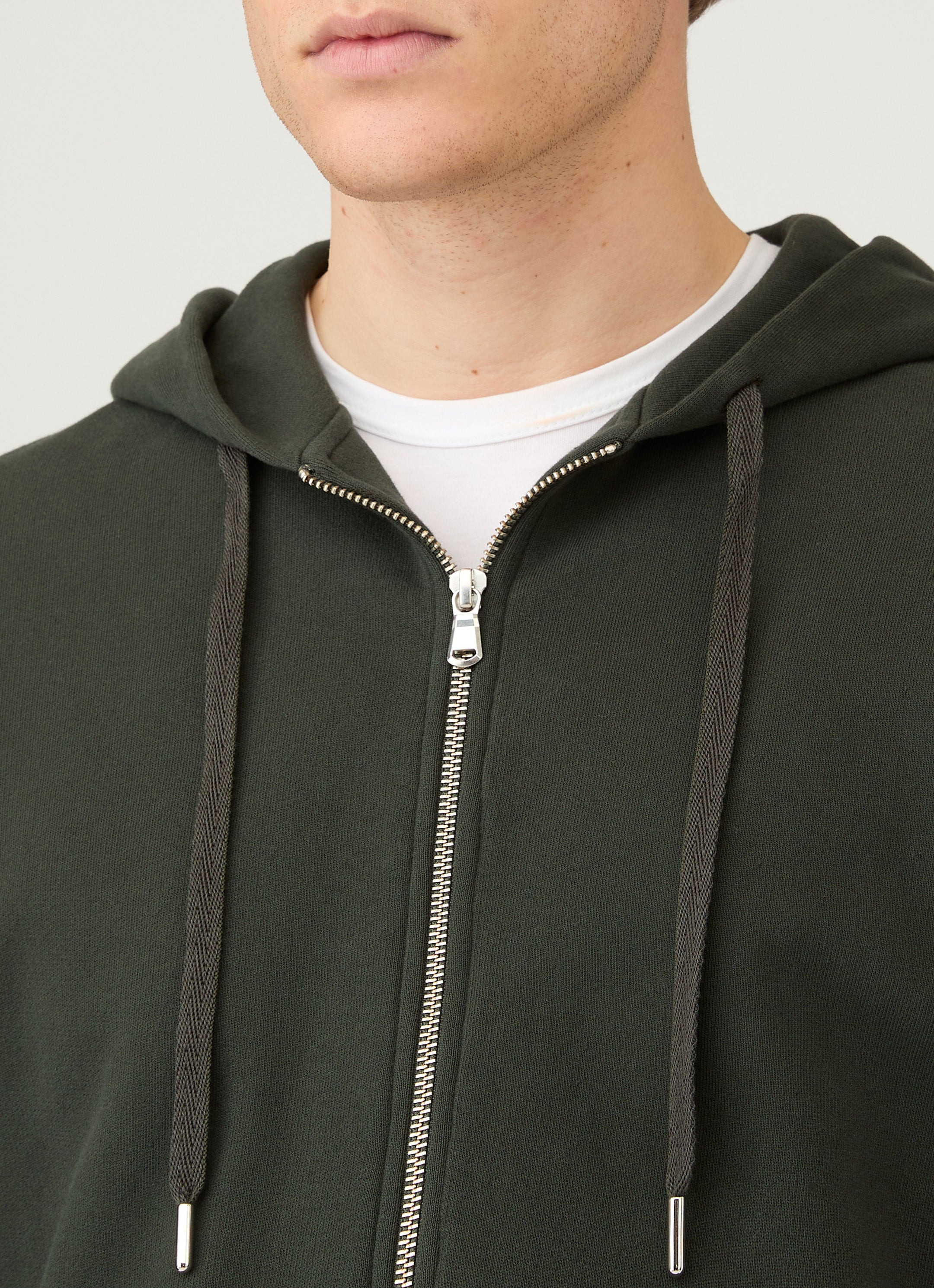 Loopback Zip Hoodie - 6