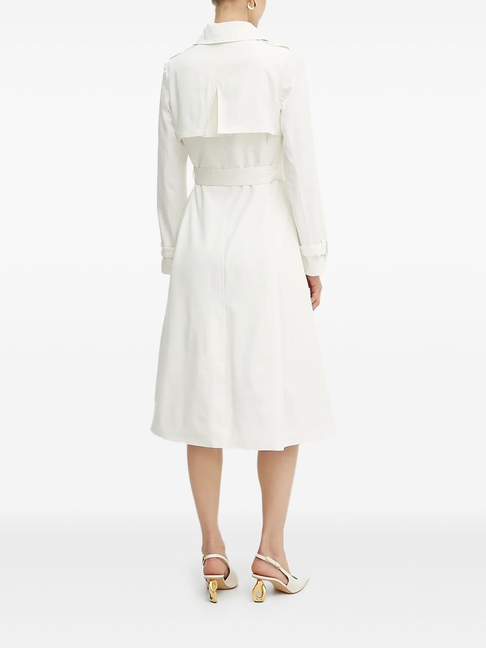double-breasted trench coat - 2
