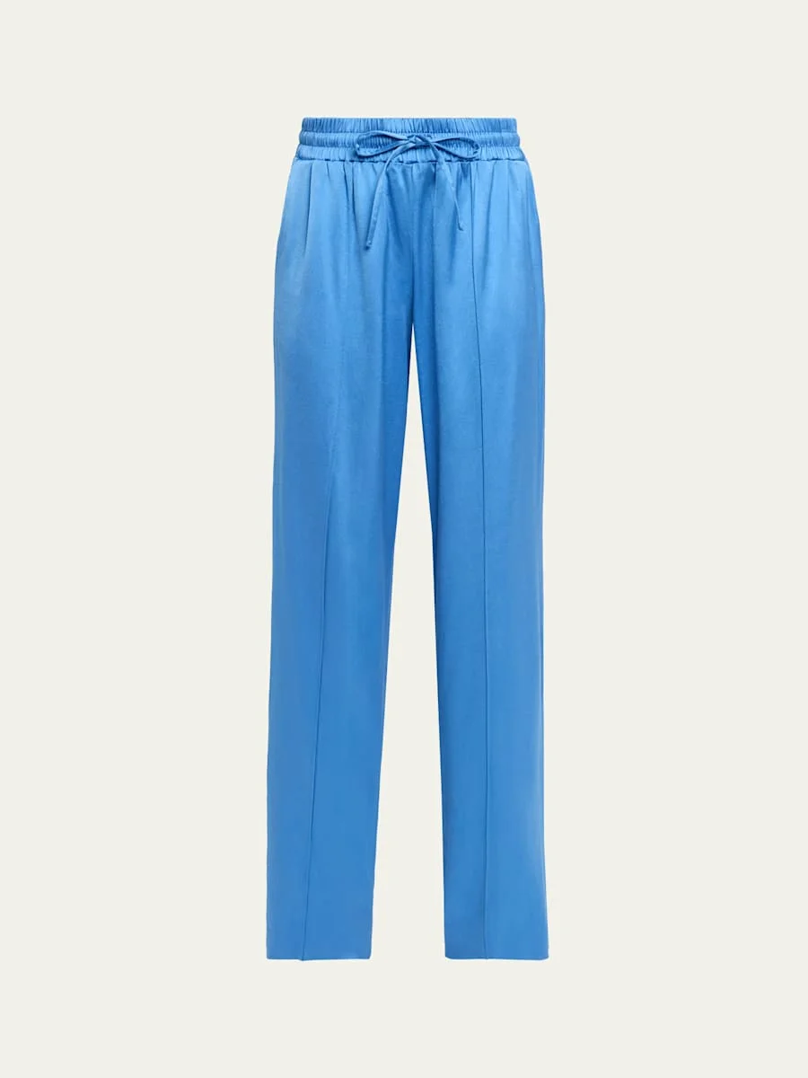 Damoni Satin Drawstring Pants - 1