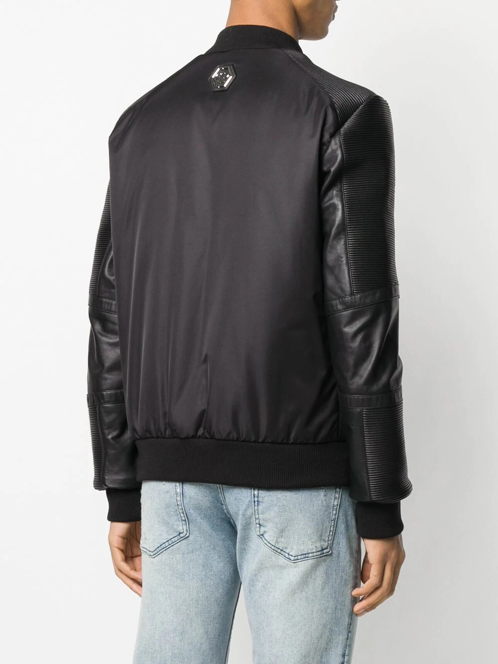 leather bomber jacket - 4