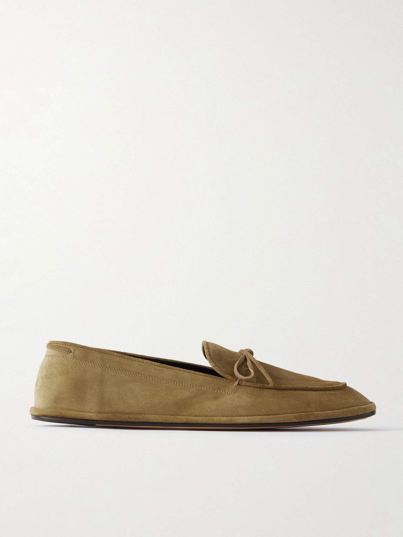 Parker suede loafers Taupe - 1