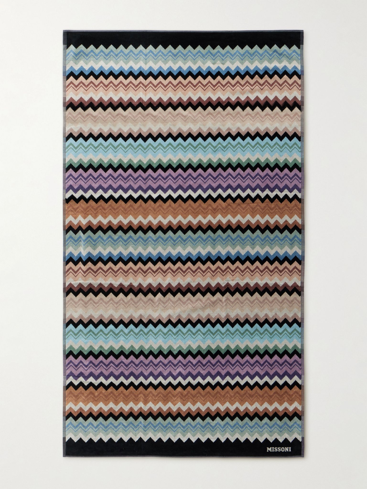 Adam striped cotton-terry beach towel Multi - 4