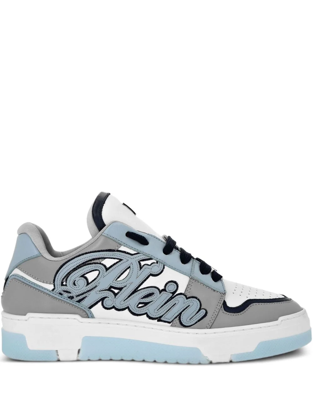logo-patch low-top sneakers - 1