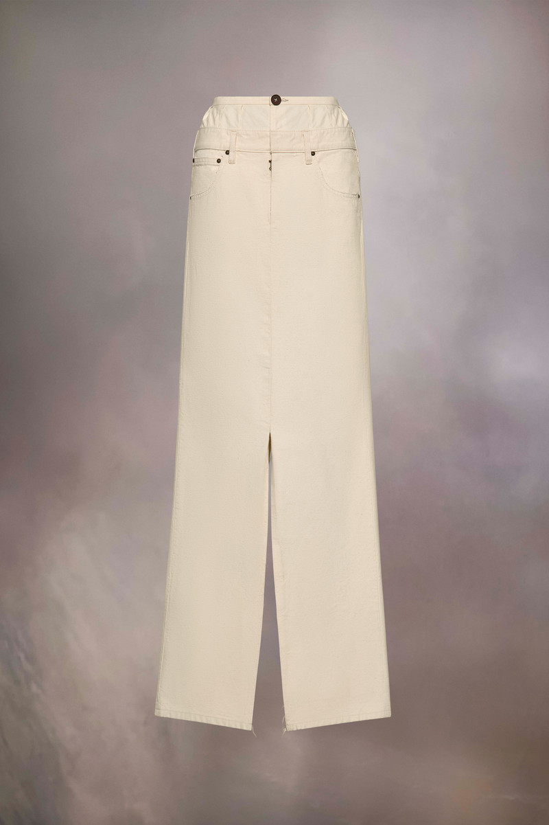 Maison Margiela Anonymity of the lining denim skirt outlook