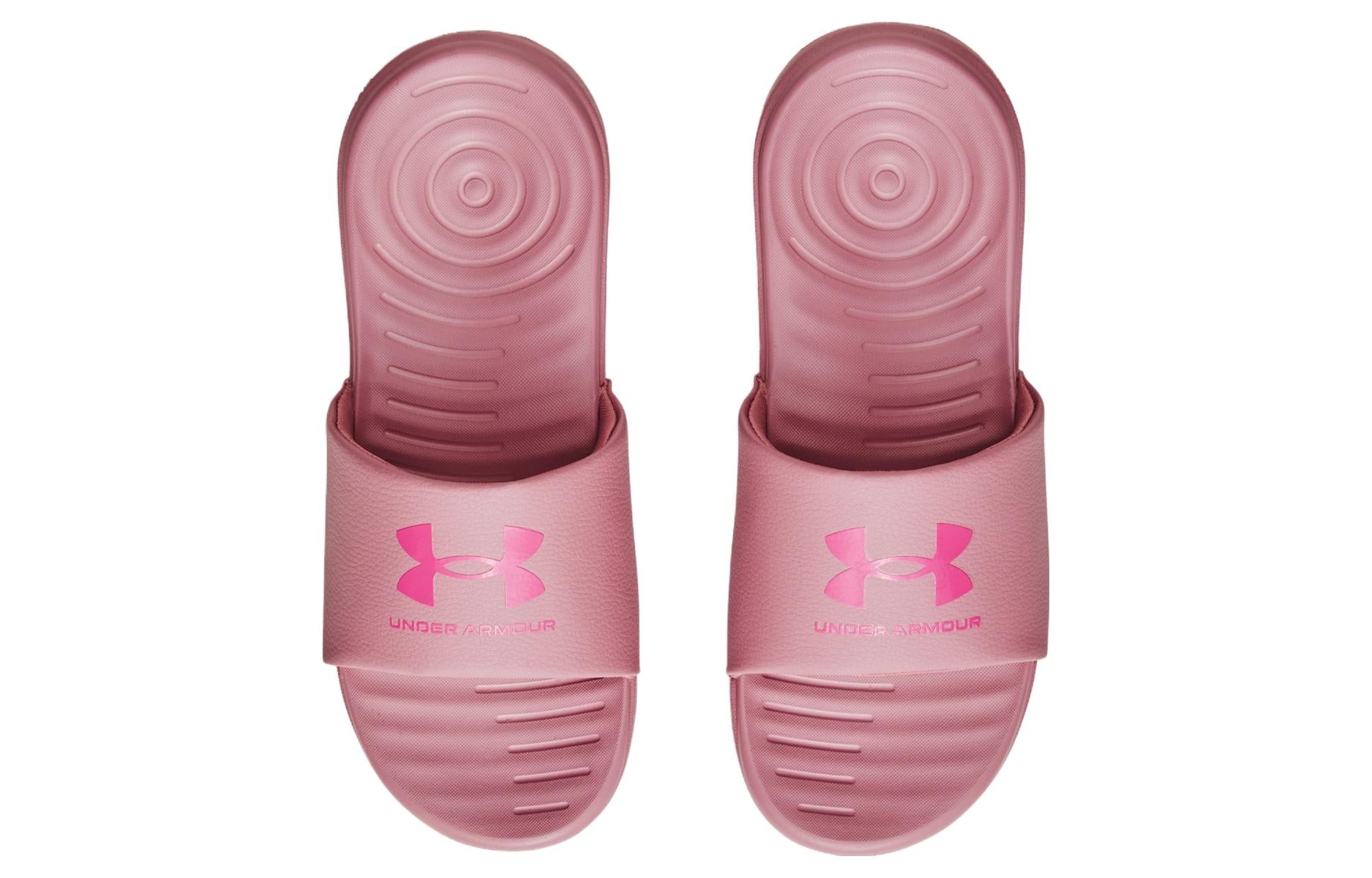 (WMNS) Under Armour Ansa Fixed Slide 'Pink Elixir' 3023772-605 - 3