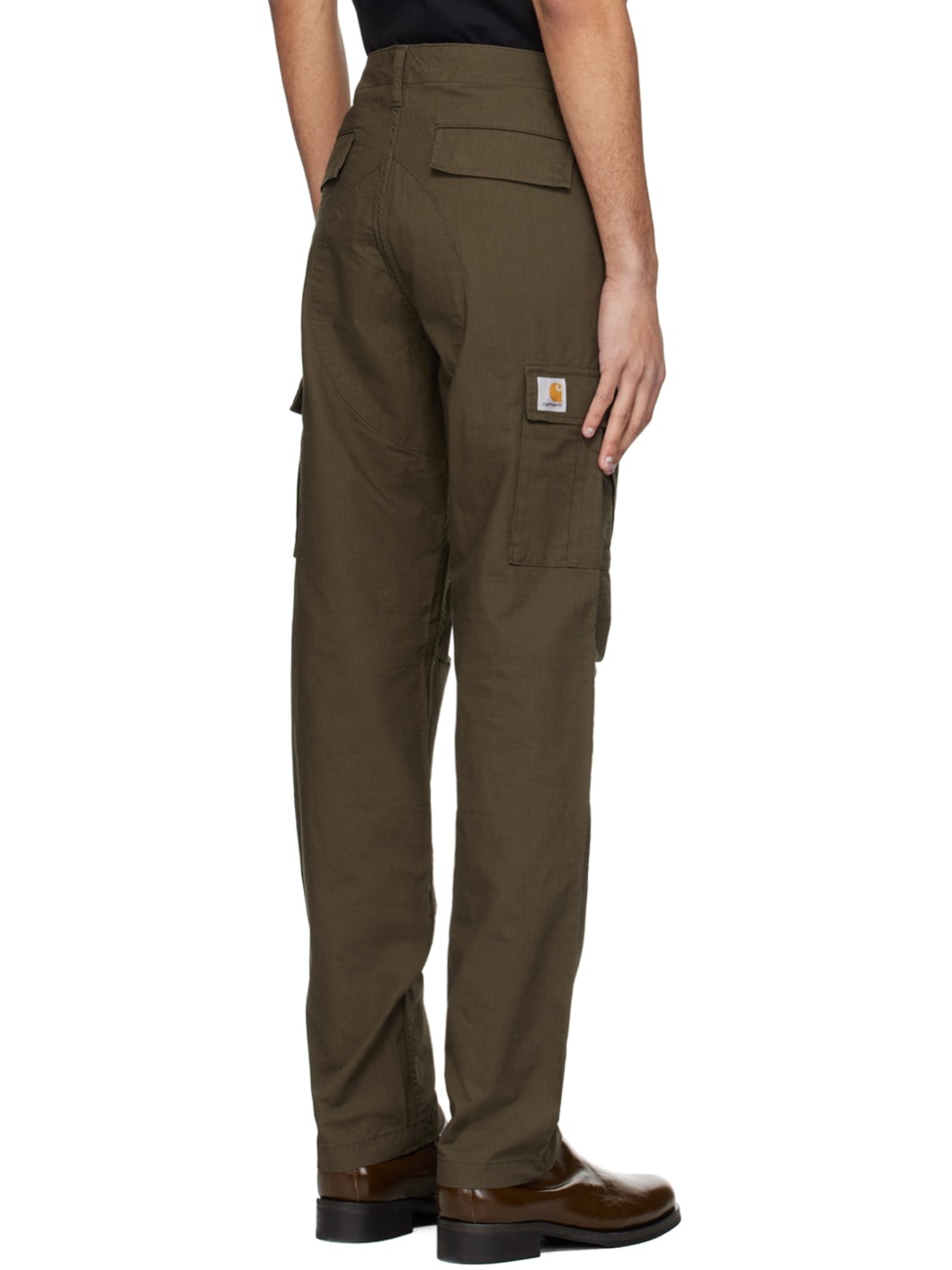 Khaki Aviation Cargo Pants - 3