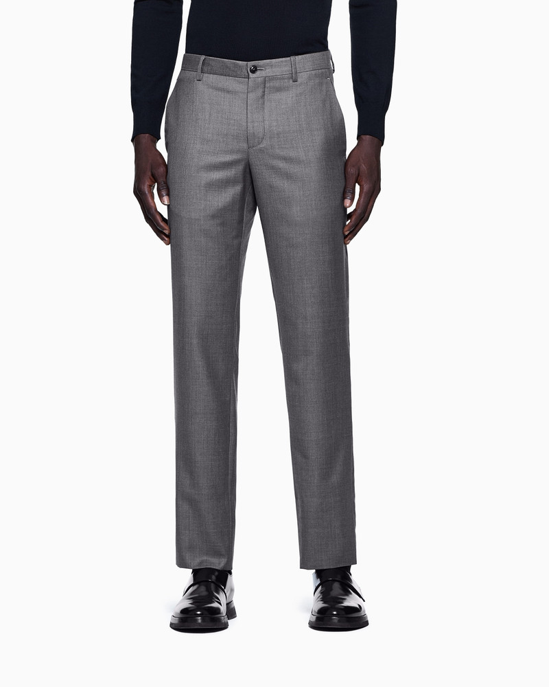 GIORGIO ARMANI 모직 및 캐시미어 gabardine 바지 outlook