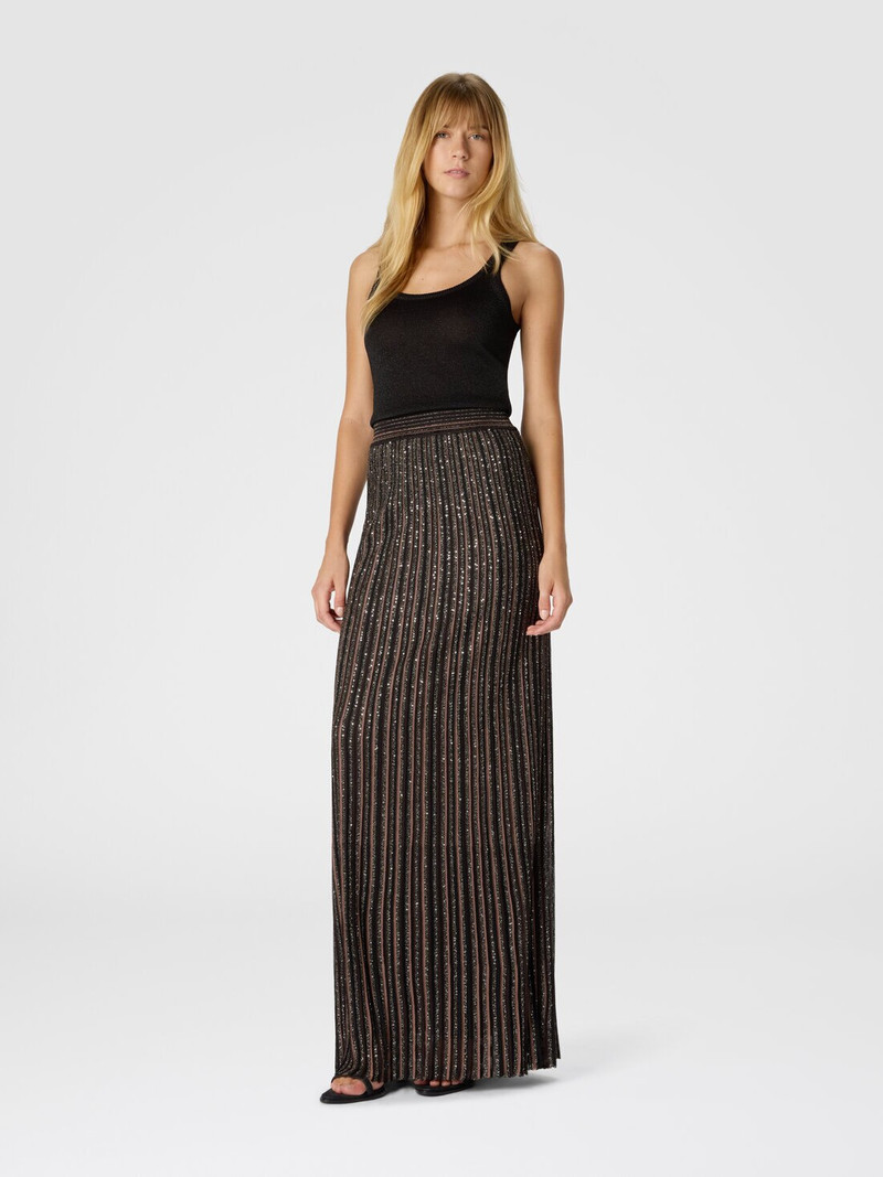 Missoni Long Skirt with Lamé Stripes outlook