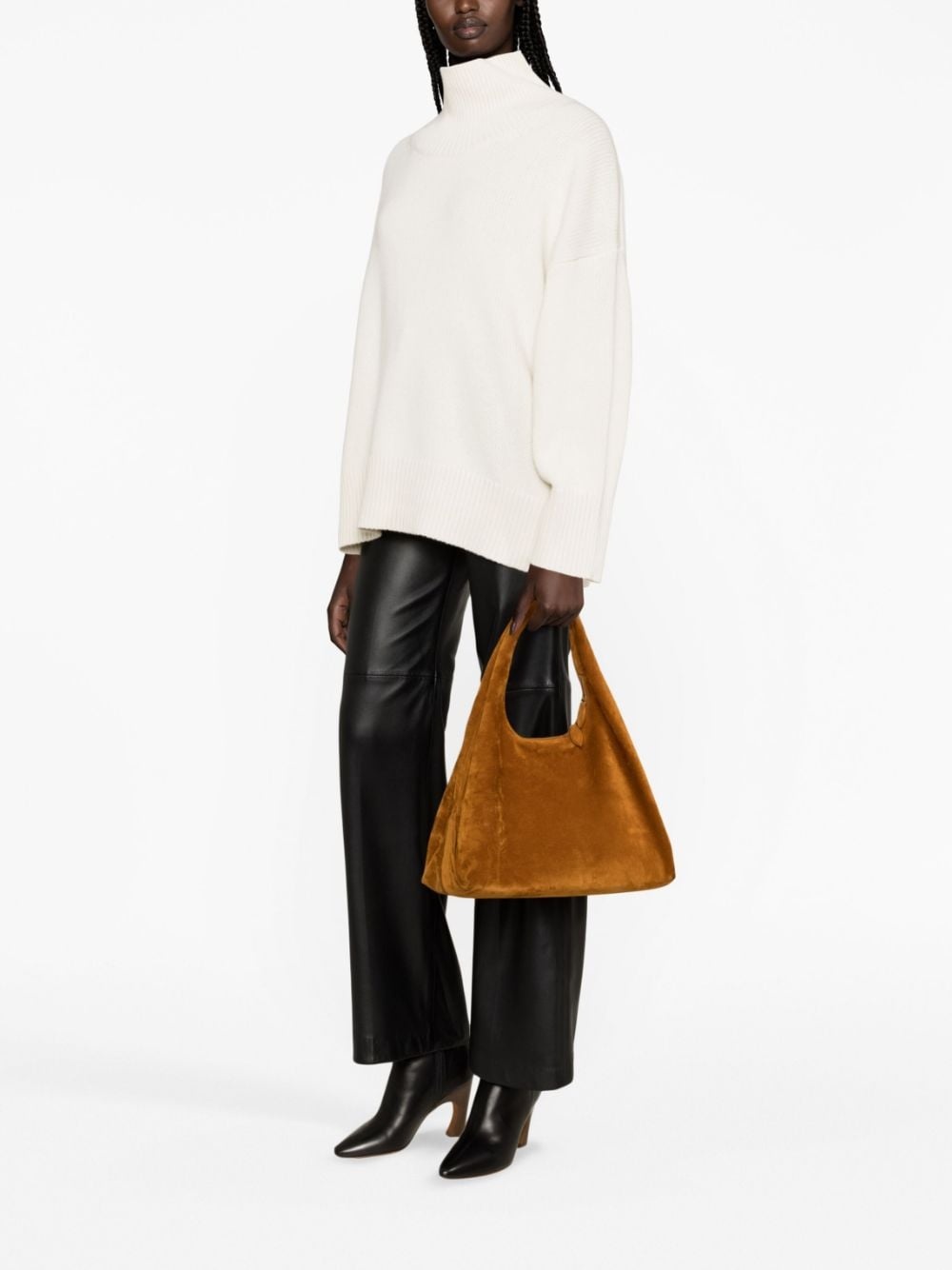 cashmere roll-neck sweater - 4