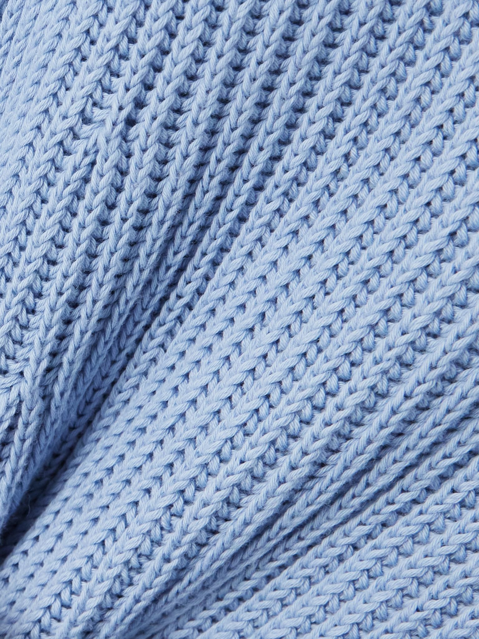 Greta ribbed cotton sweater Blue - 5