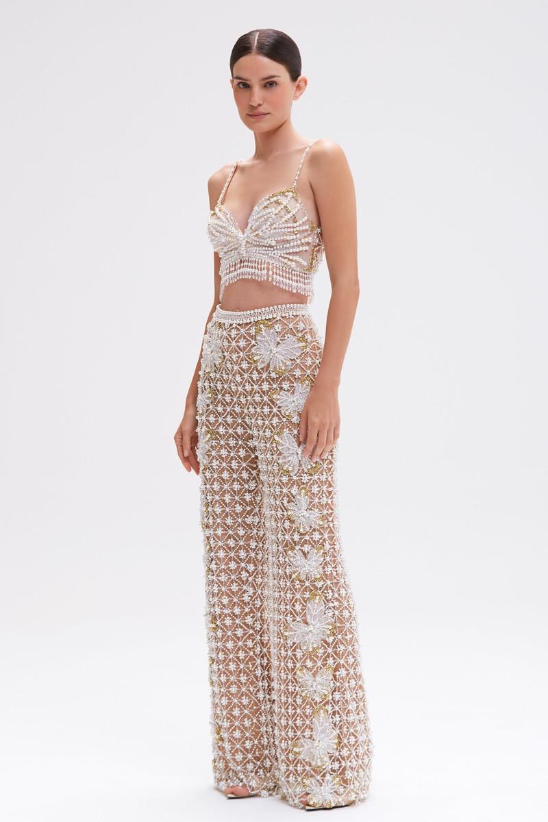 PatBO BUTTERFLY EMBROIDERY PANTS outlook