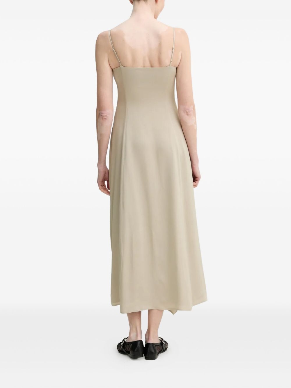asymmetric zip-up dress - 3