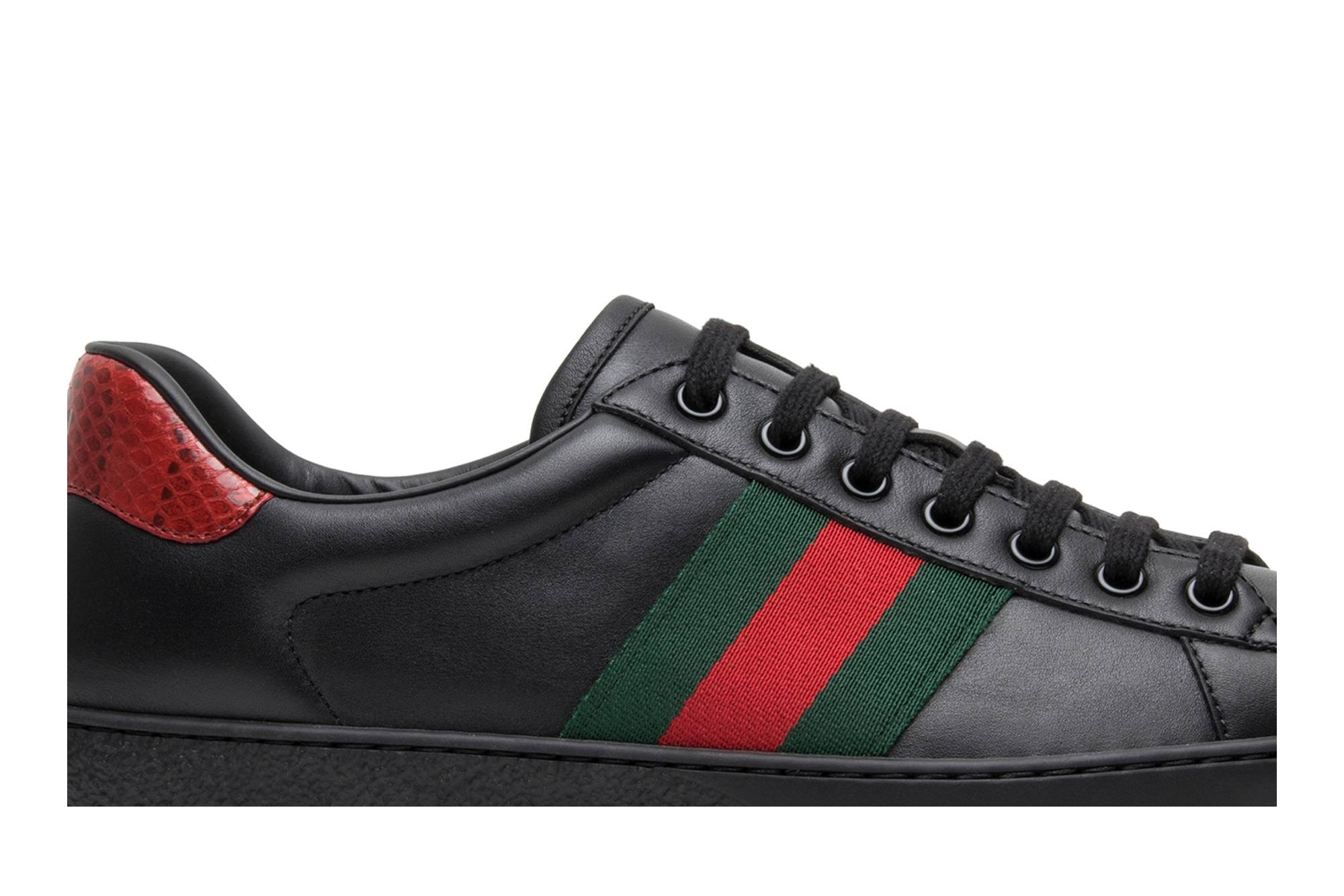 Gucci Ace Leather 'Black' - 2
