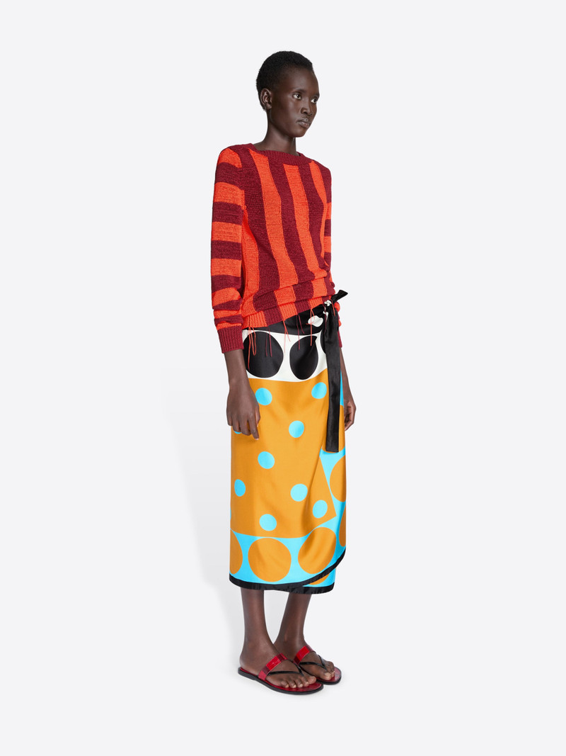 LONG WRAP SCARF-SKIRT 3
