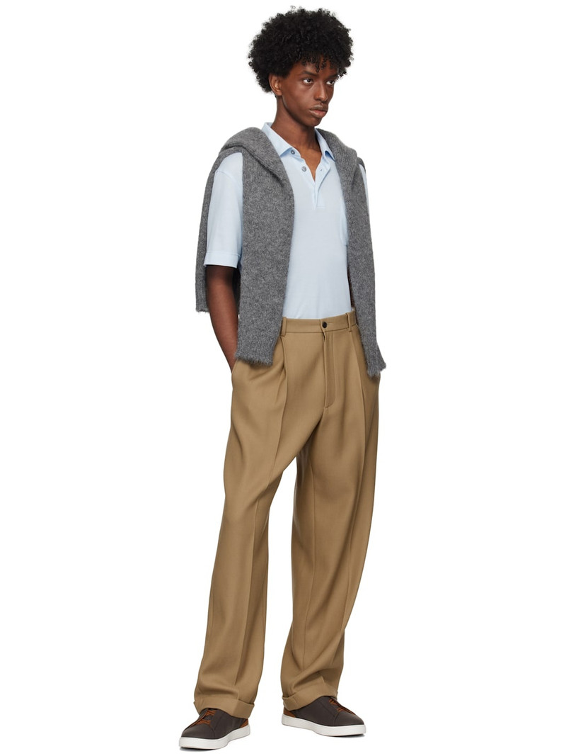 ZEGNA Brown #UseTheExisting Triple Stitch Sneakers outlook