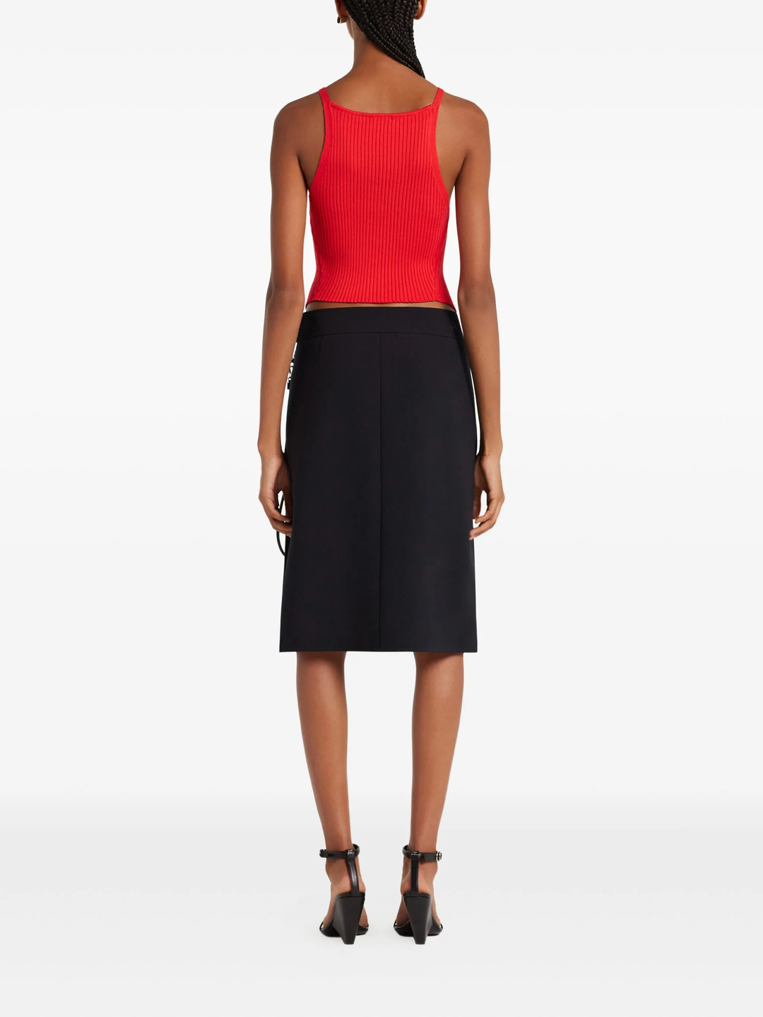 Circle Rib Knit Top - 4