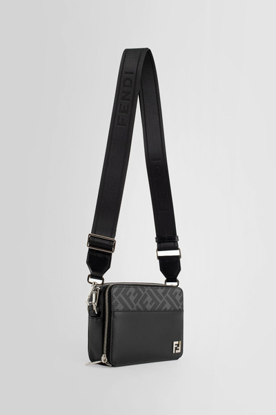 FENDI FENDI MAN BLACK SHOULDER BAGS outlook