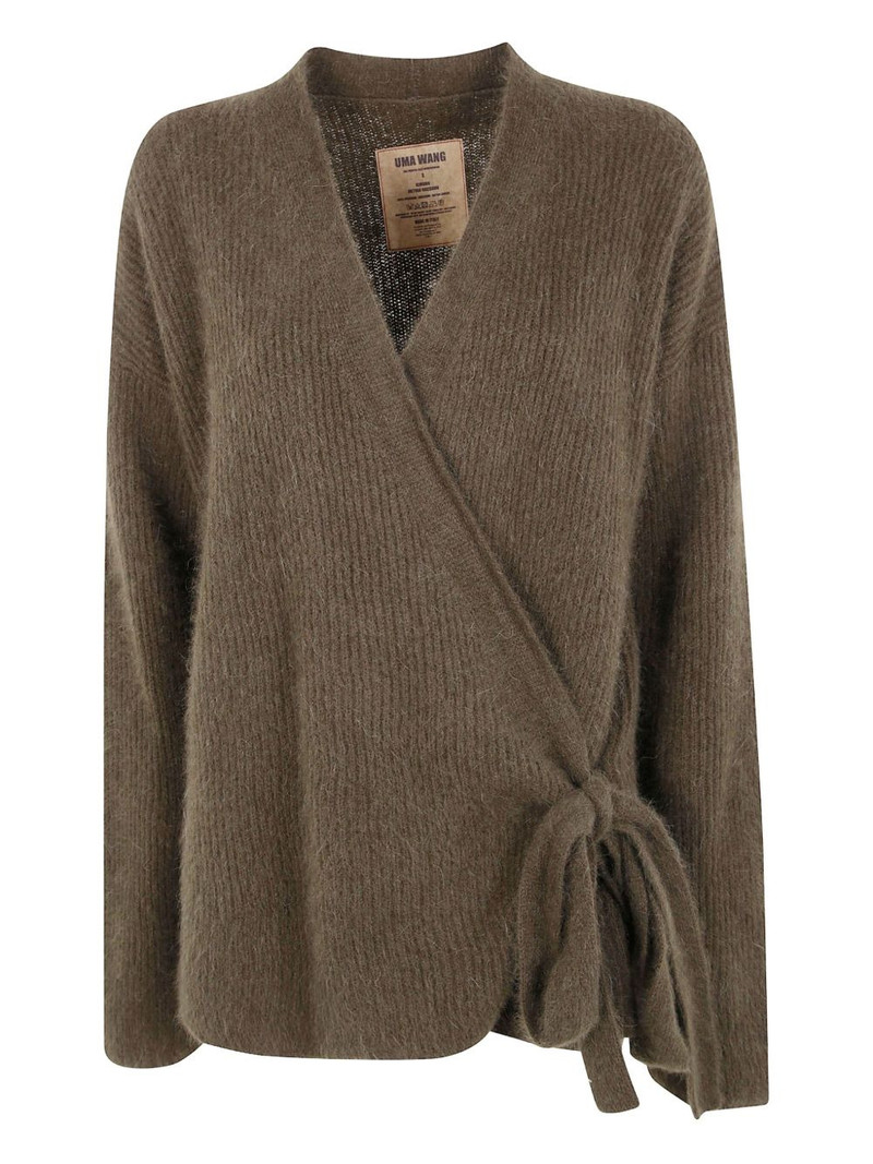 tie-detail cardigan 1