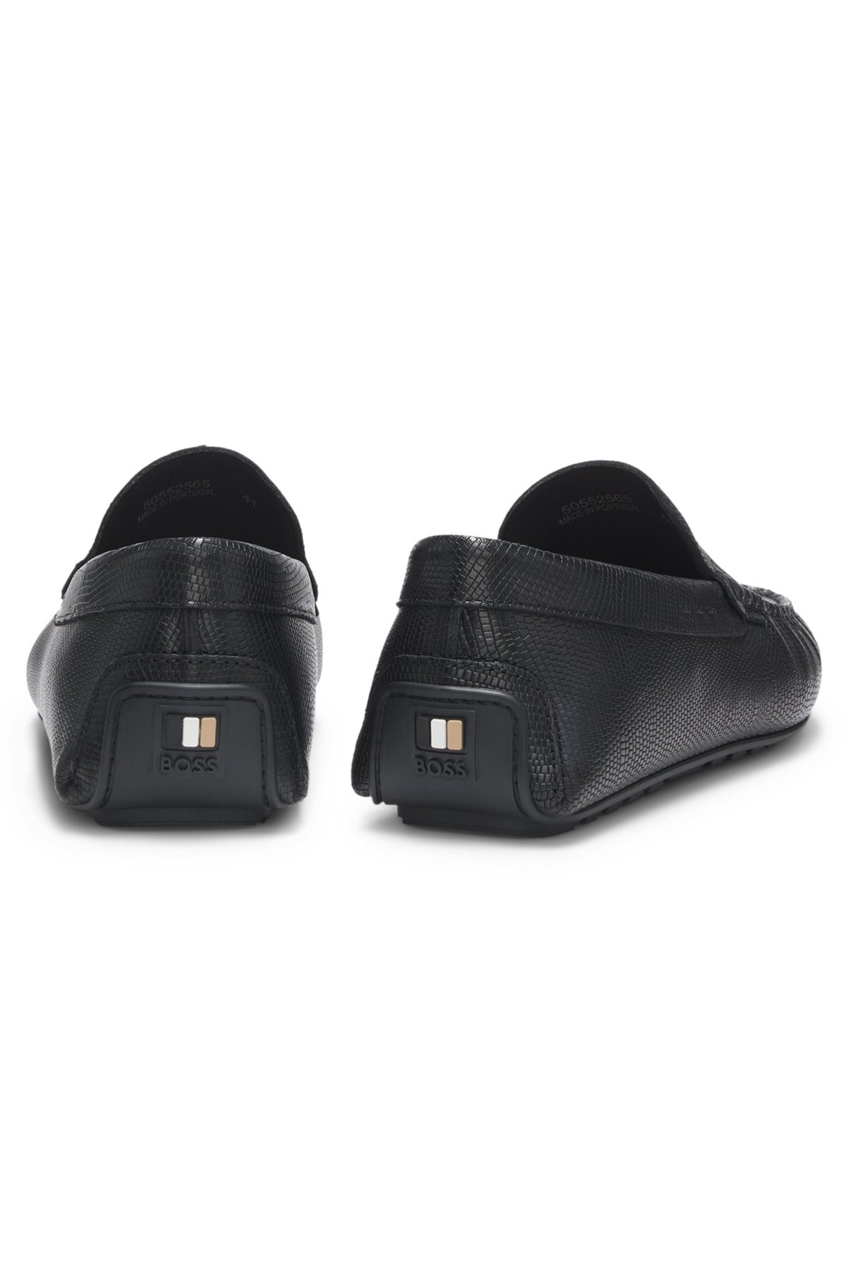 DRIVER-SOLE MOCCASINS IN PRINTED LEATHER - 5