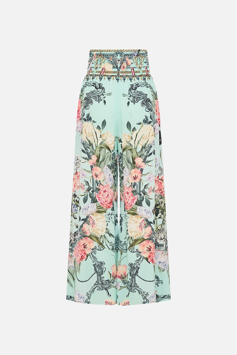 SHIRRED WAIST PANT - 4
