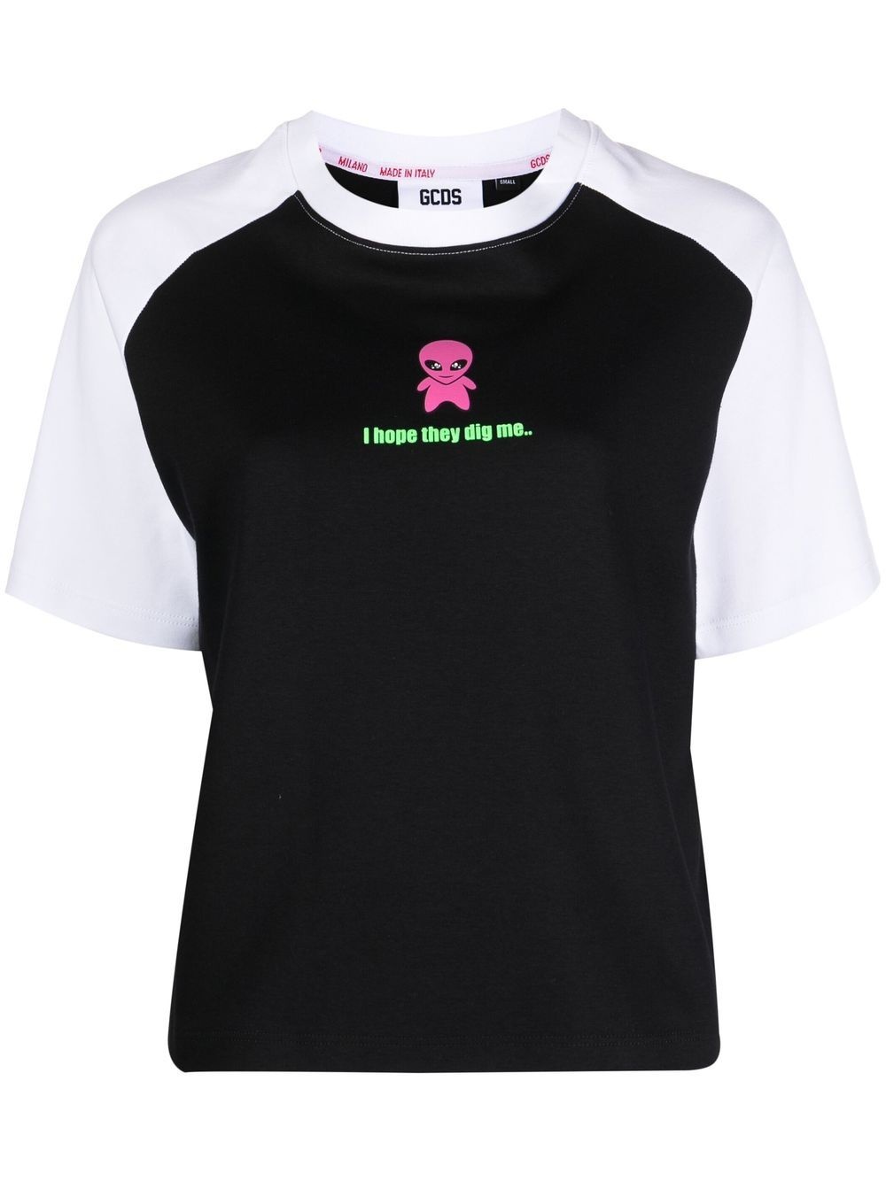 slogan-print T-shirt - 1