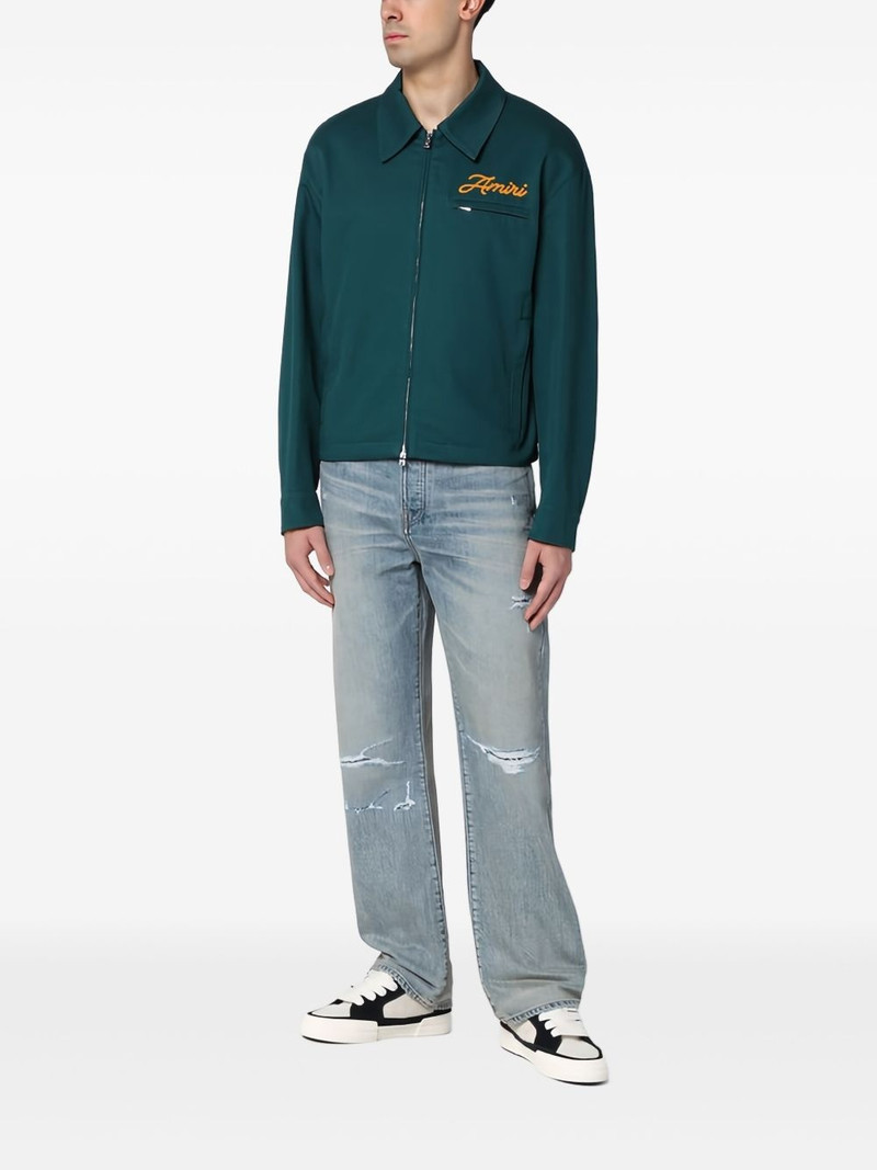AMIRI logo-embroidered cotton shirt outlook