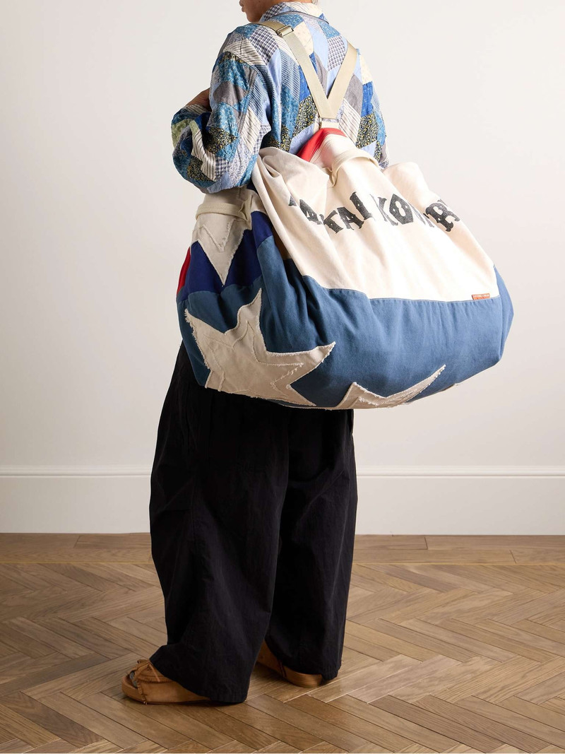 Kapital Boston Printed Canvas Duffle Bag outlook