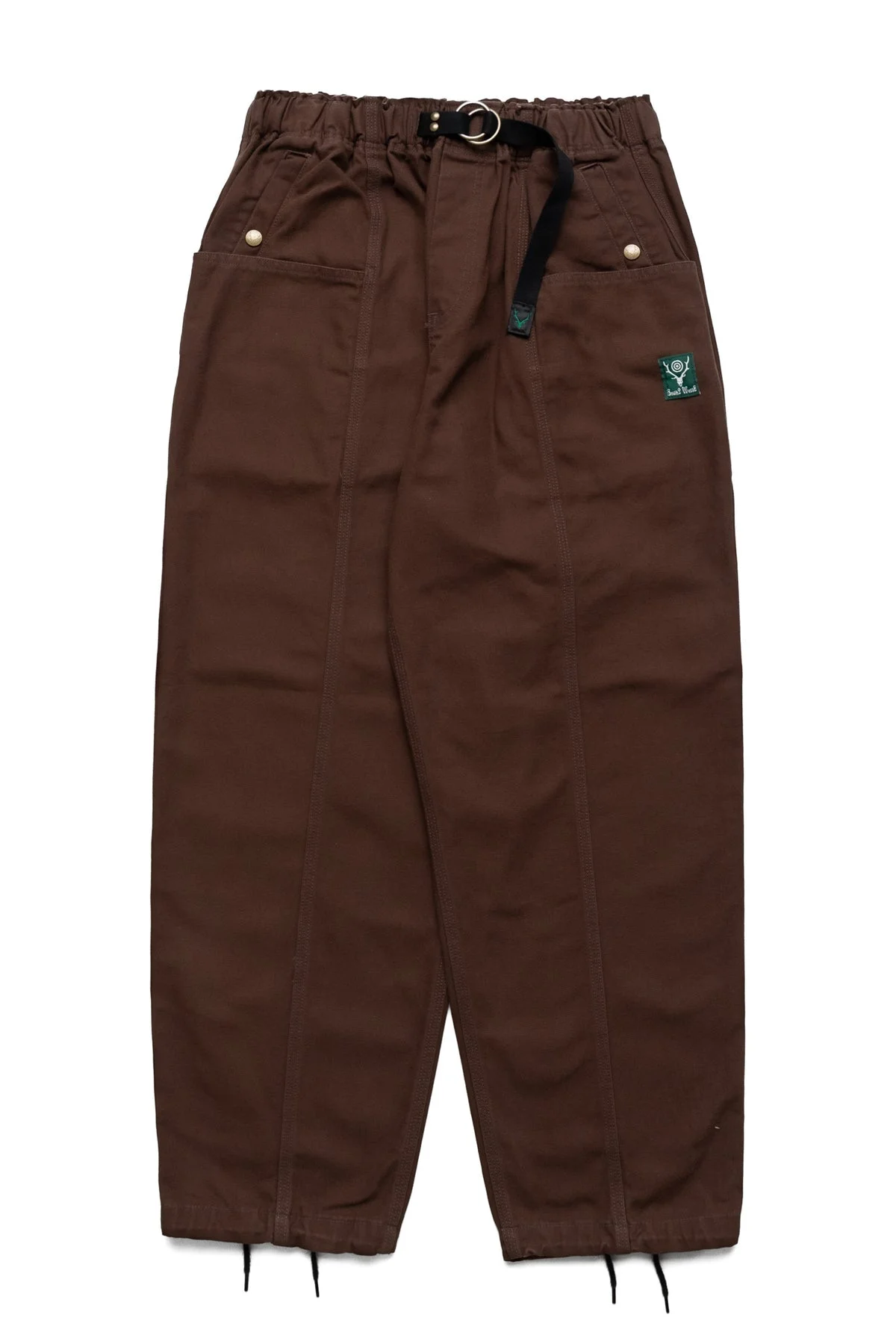 Belted C.S. Pant 11.5oz Cotton Canvas - Brown - 1