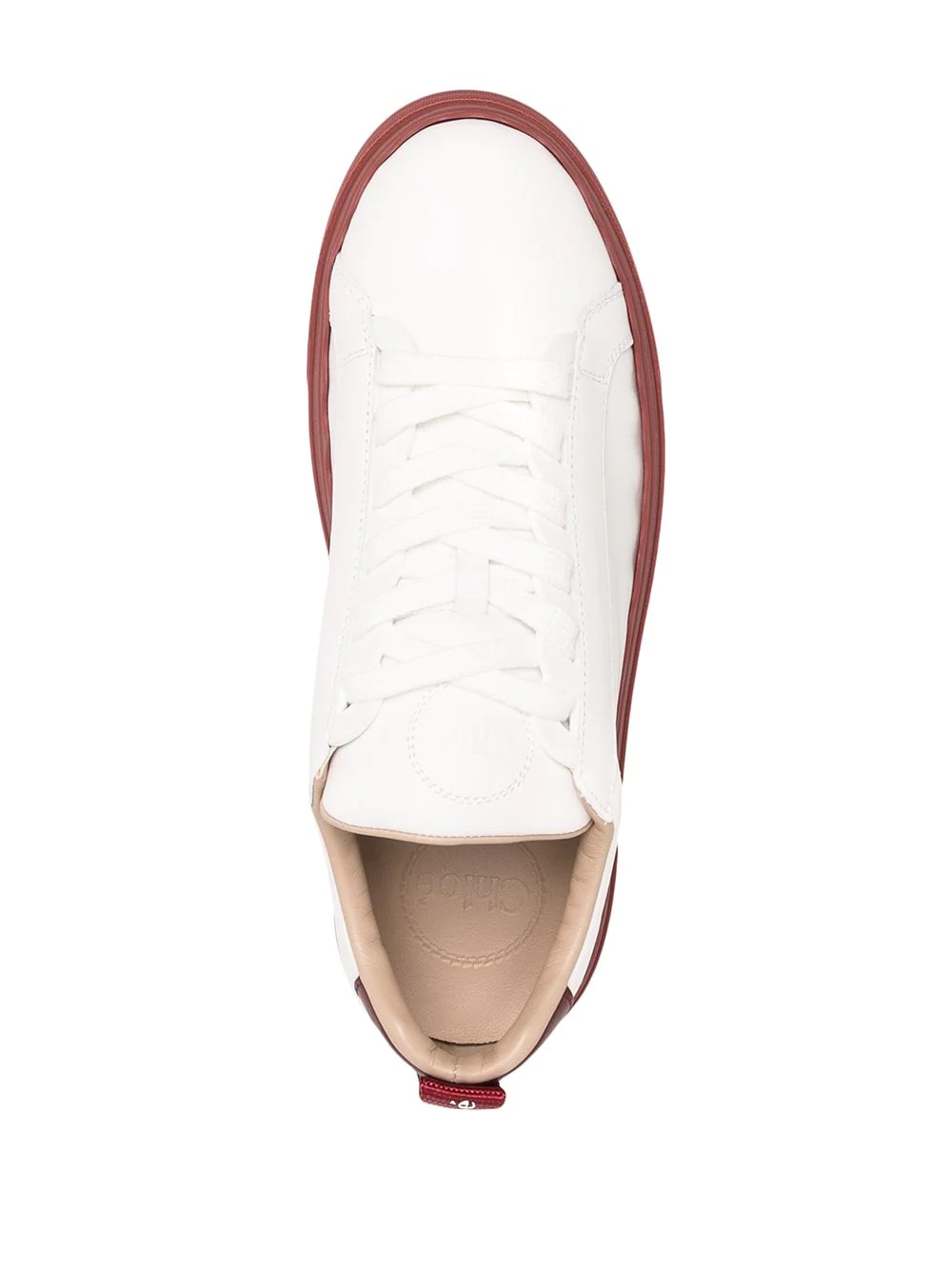 Lauren low-top calf leather sneakers - 4