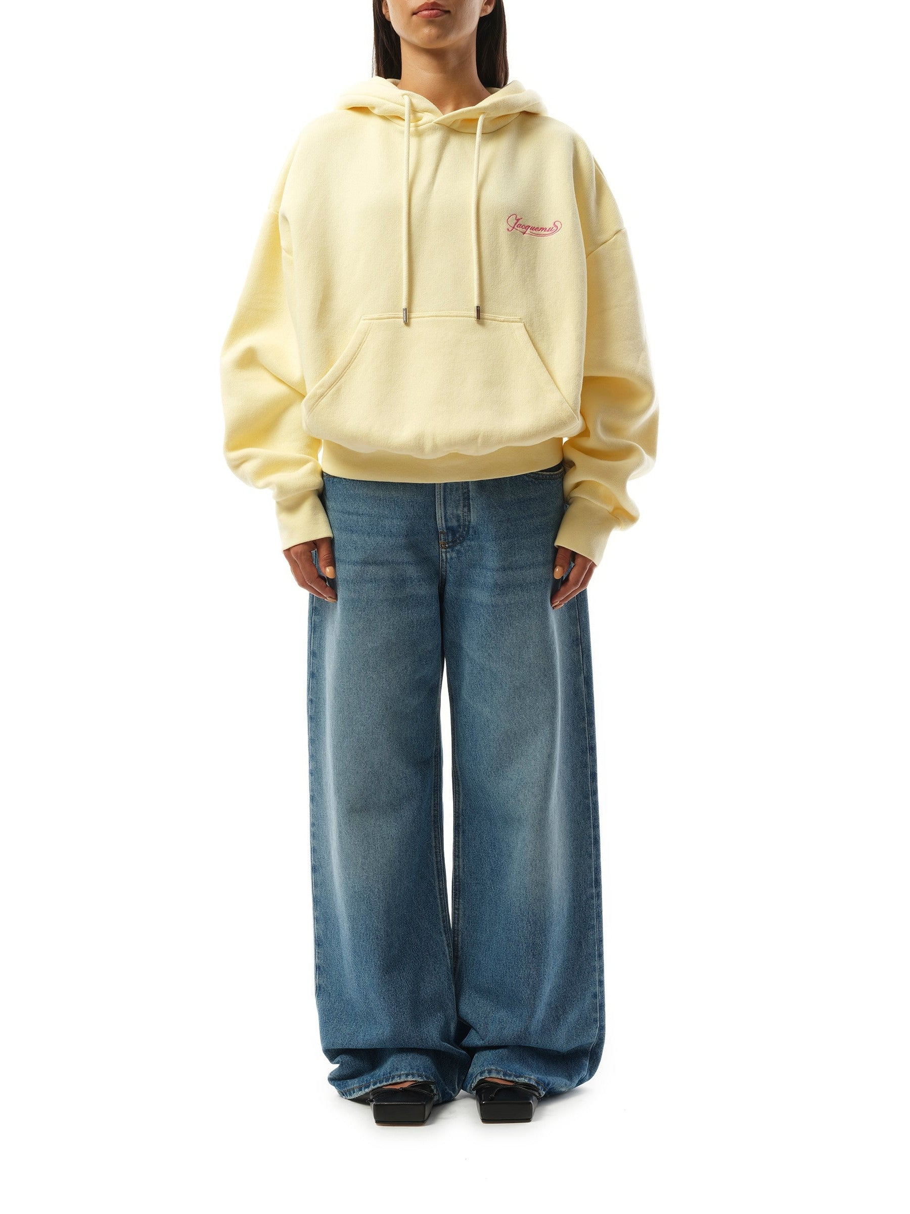 Le Hoodie Corto Uni Club in Beige - 4