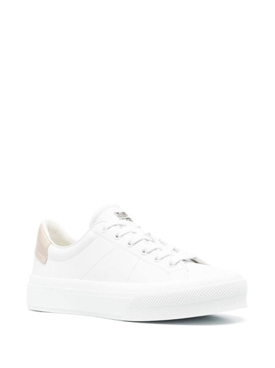 Givenchy two-tone low-top sneakers outlook