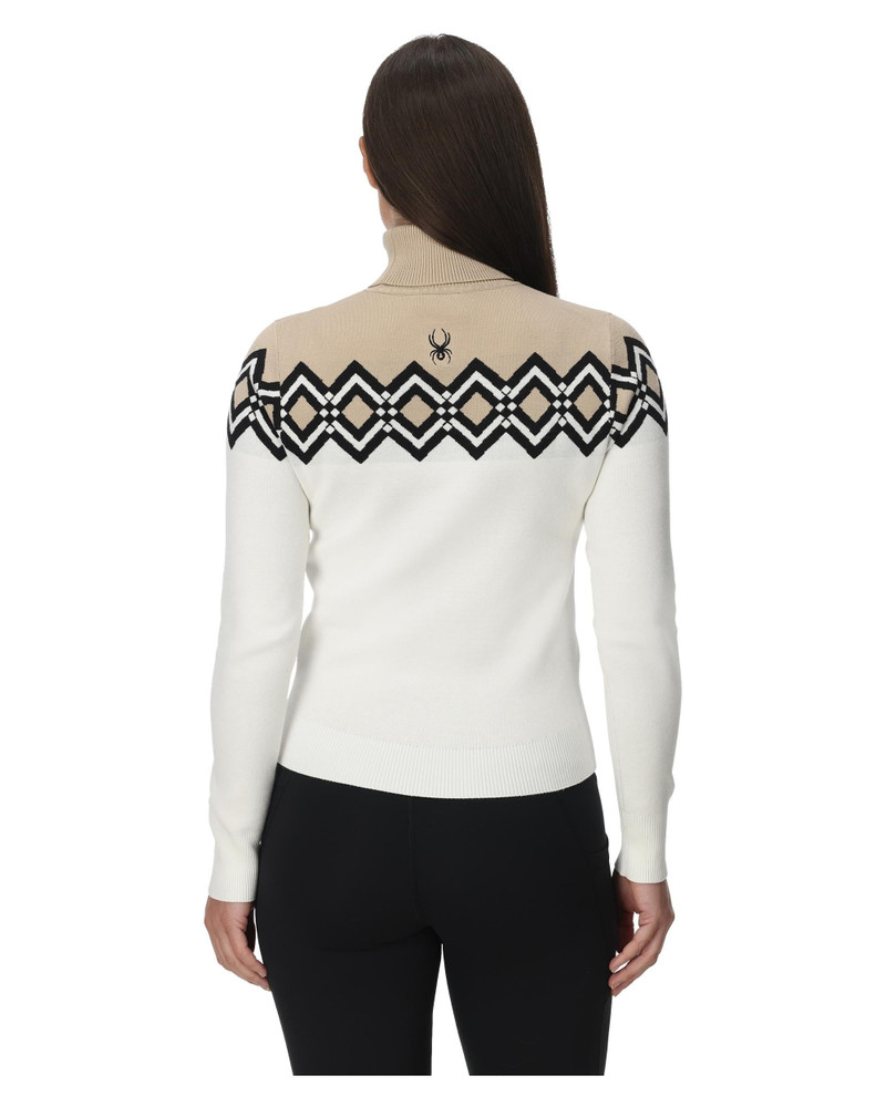 Womens Stellar Ski Sweater - White 4
