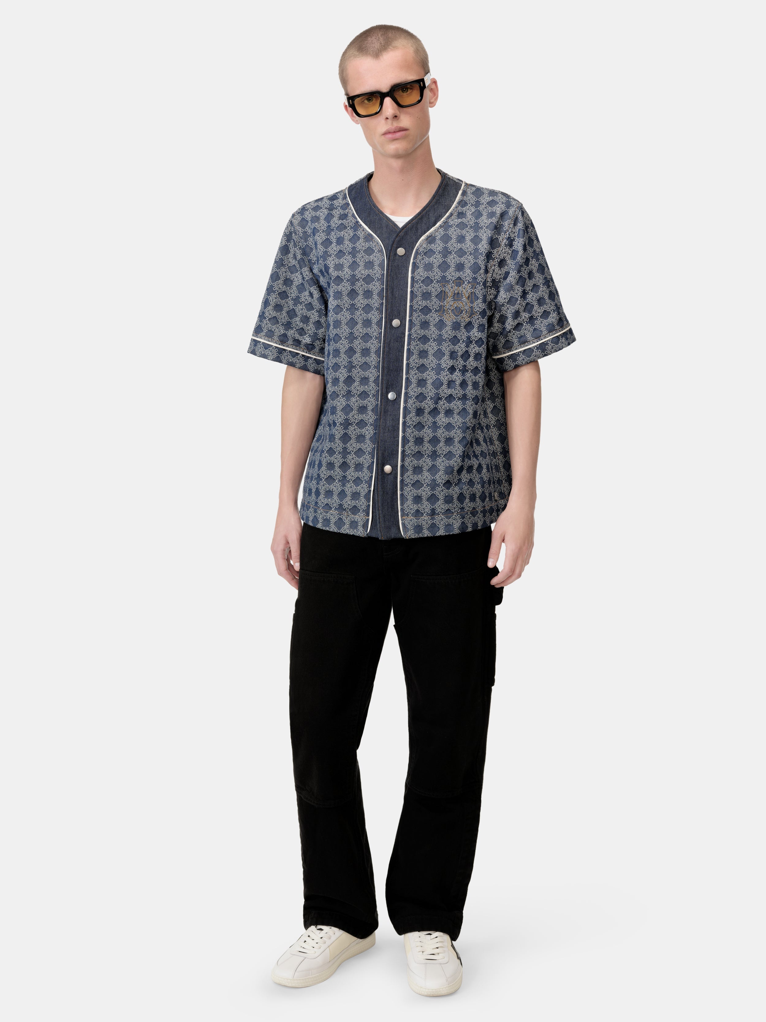 MA QUAD DENIM BASEBALL SHIRT - 3