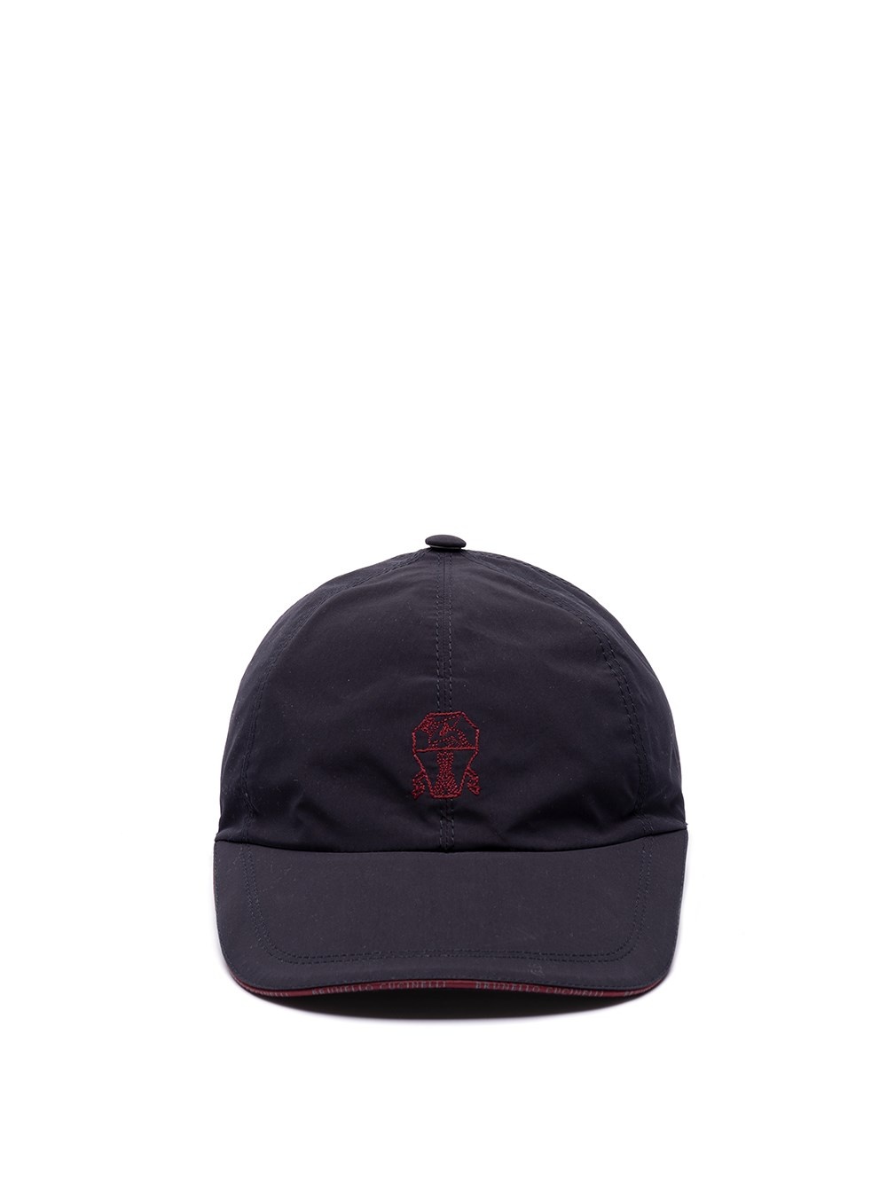 Water-Resistant Baseball Cap With Contrast Details And Embroidered Logo - 1