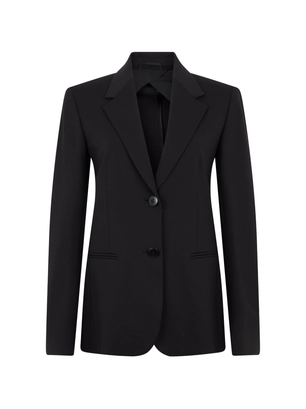 single-breasted peaked-lapel blazer - 1