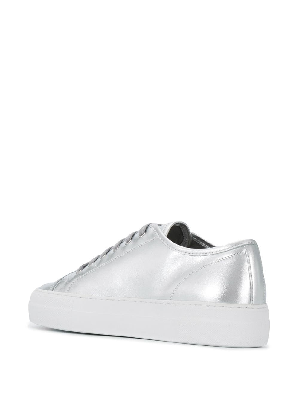 Tournament metallic-print sneakers  - 3