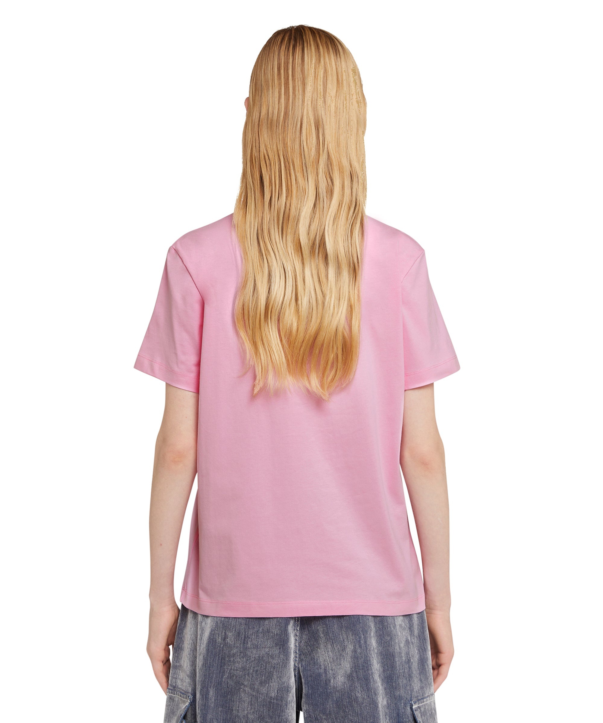 Cotton T-shirt with micro logo - 3