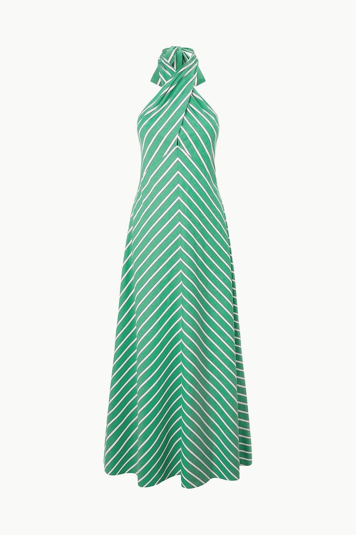 green emerald velvet dress A Sure Bet Stripe Halter Shift Dress – impromptu boutique main image 0