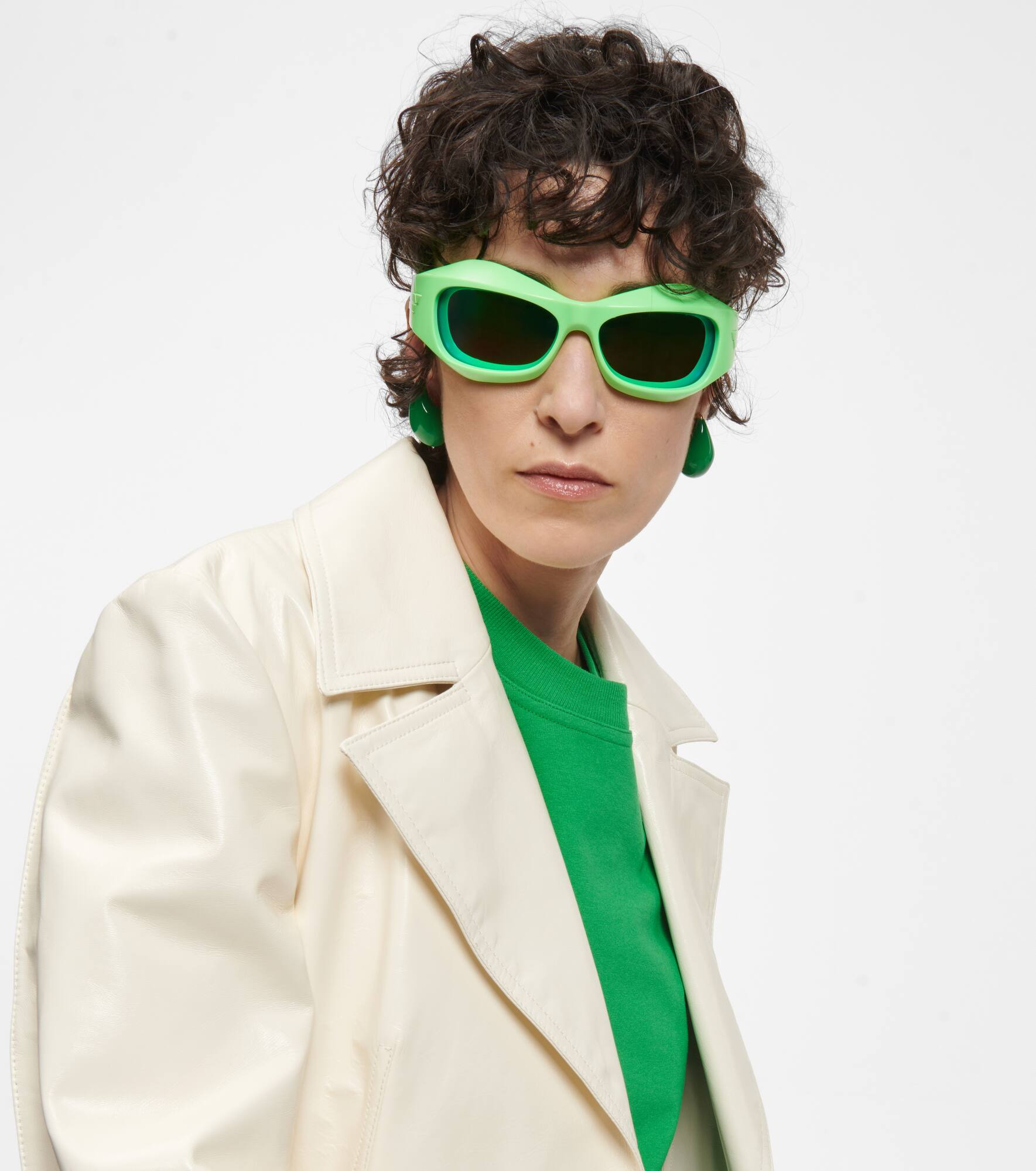 Mirrored oval sunglasses - 6