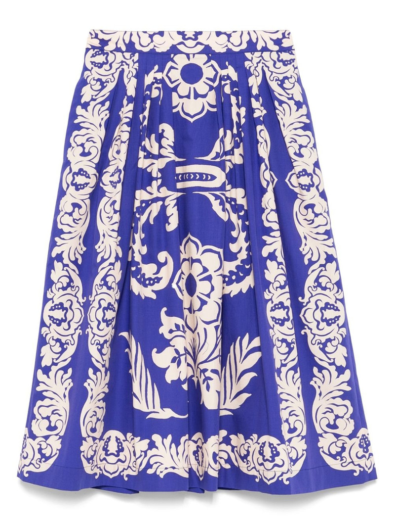 printed midi skirt 1