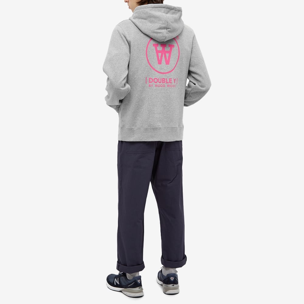 Wood Wood Aa Ian Logo Popover Hoody - 6