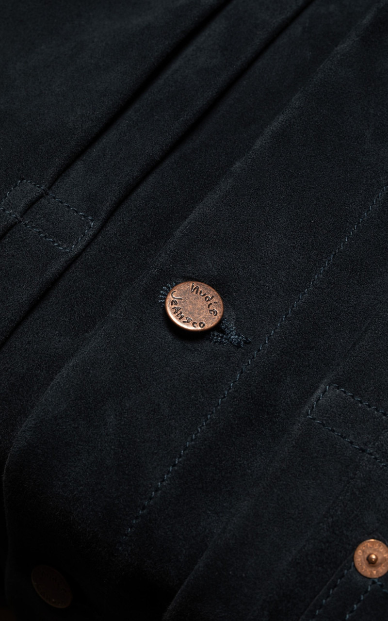 DANTE II SUEDE JACKET NAVY - 4