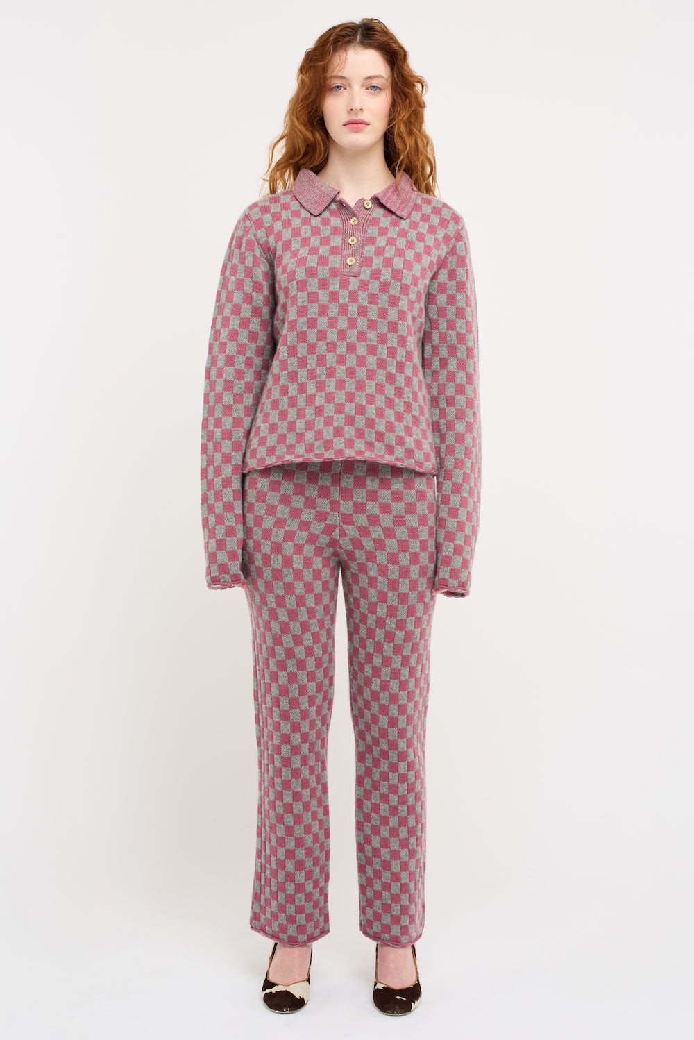 CHECKERED WOMEN'S POLO - 3