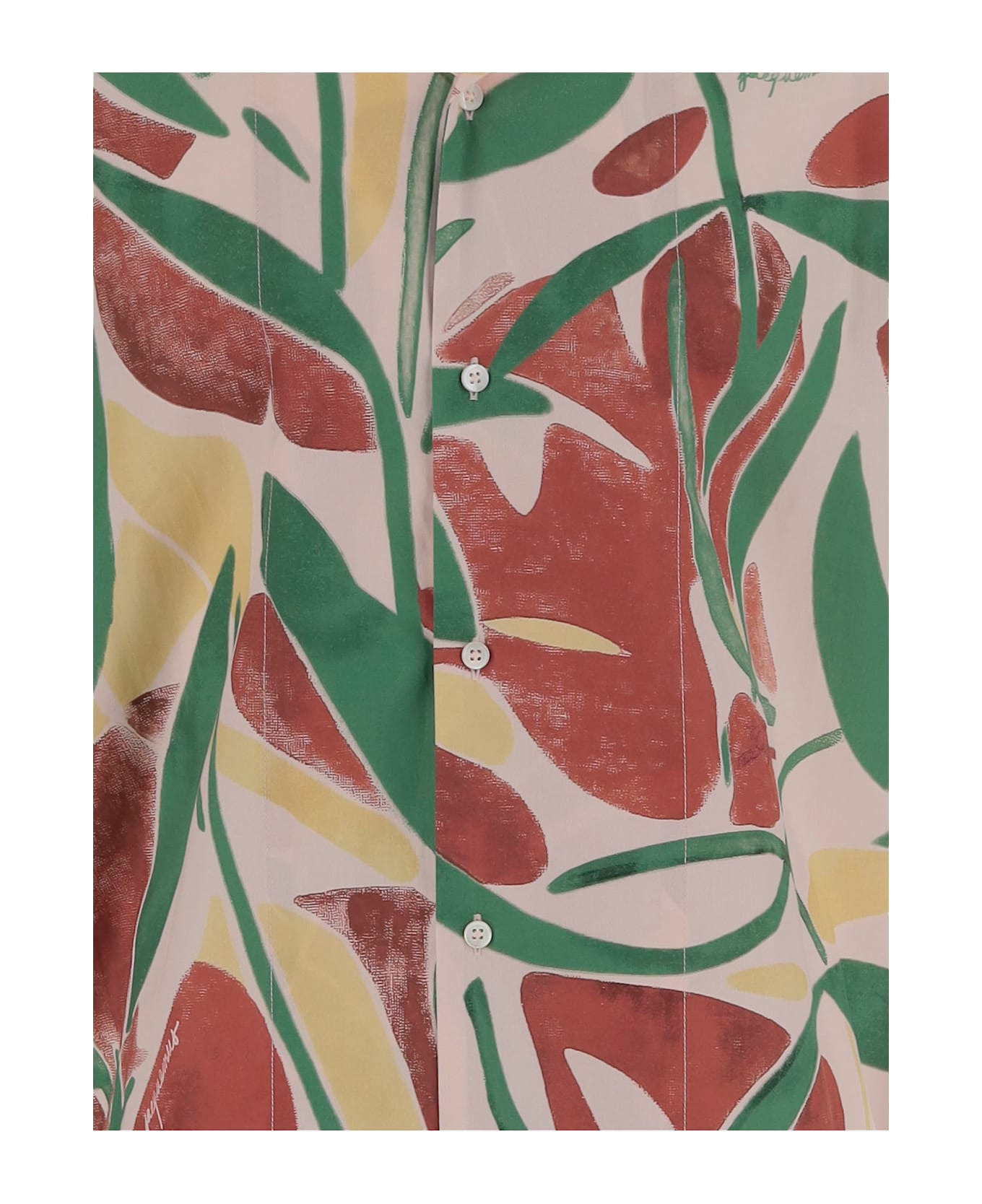 Fonccio Cotton Shirt With Vegetable Print - 3