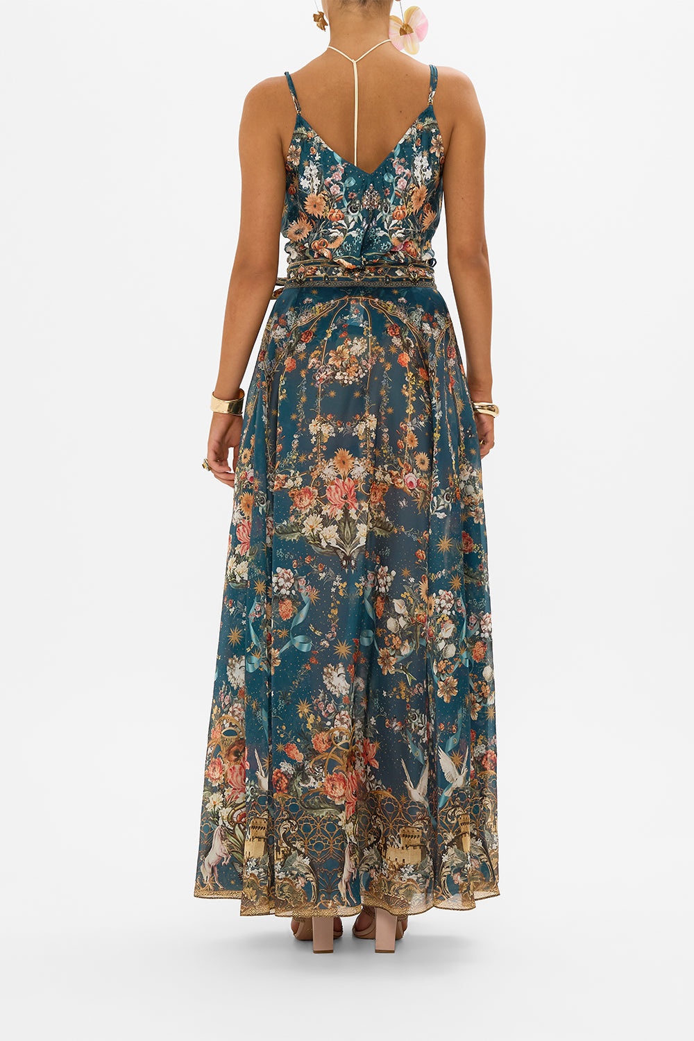 ORGANZA MAXI WRAP SKIRT - 3