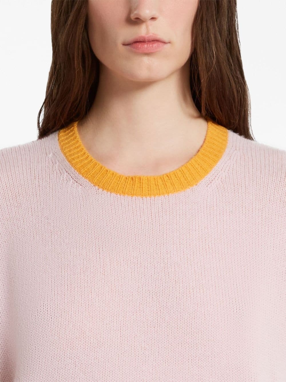 long-sleeve cashmere jumper - 5