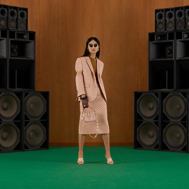 Light GG canvas midi-skirt 2