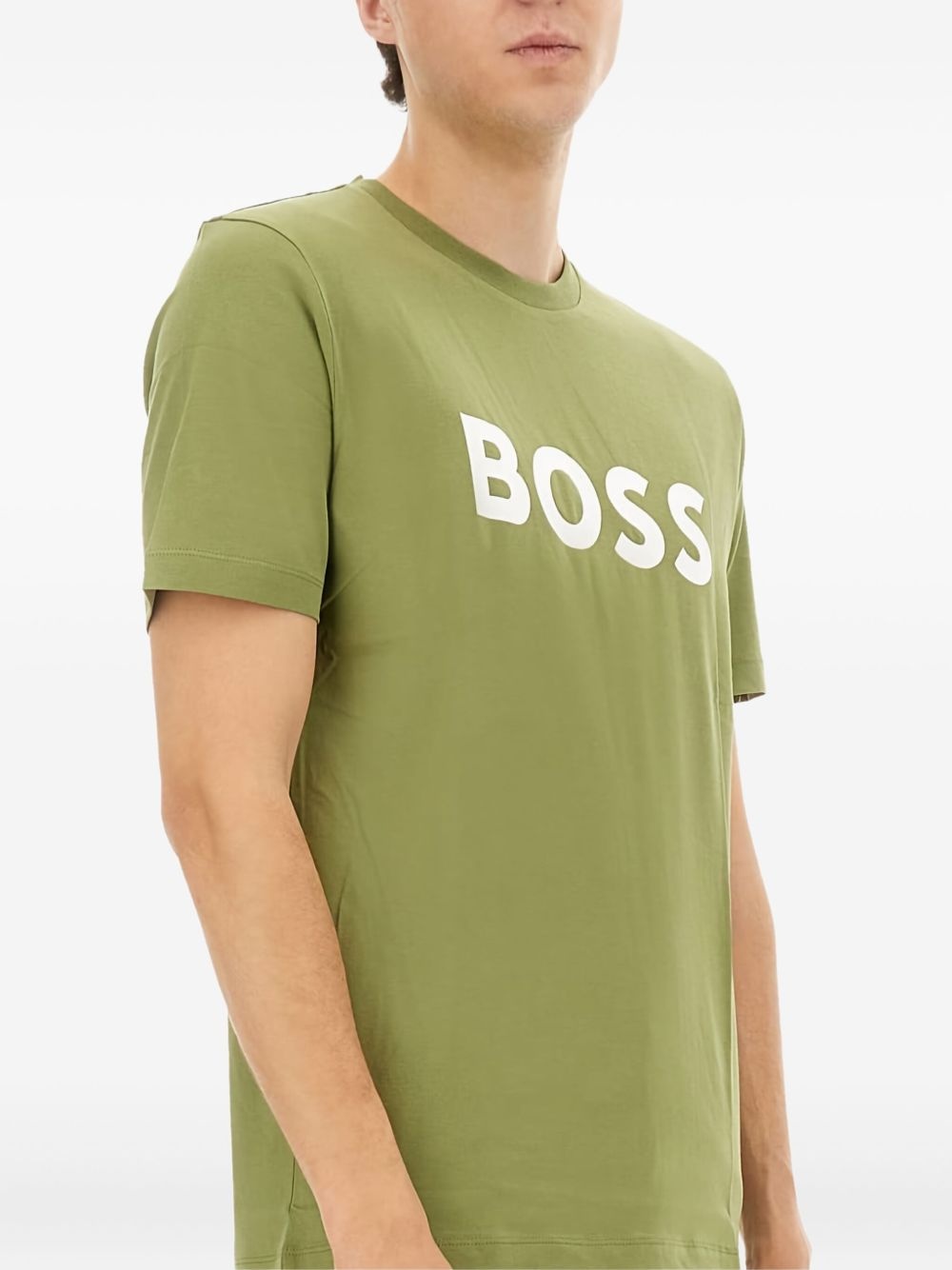logo-print cotton T-shirt - 3