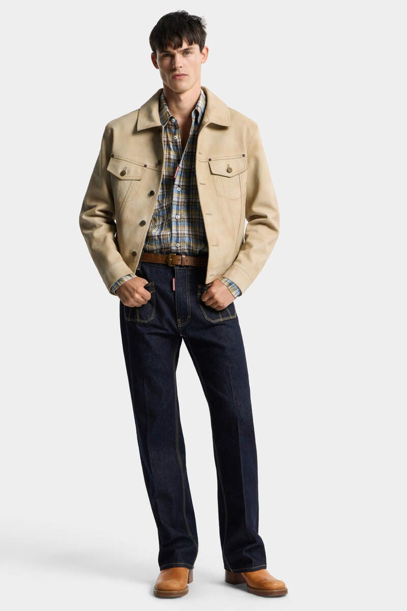 DARK WASH SEXY 70'S PANT 3